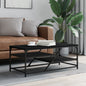 JUNG Vida Couchtisch Schwarz 100x49x40 cm Holzwerkstoff
