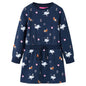 JUNG Vida Kinderkleid mit Langen Ärmeln Marineblau 128