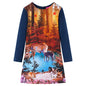 JUNG Vida Kinderkleid mit Langen Ärmeln Marineblau 128