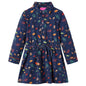 JUNG Vida Kinderkleid mit Langen Ärmeln Marineblau 140