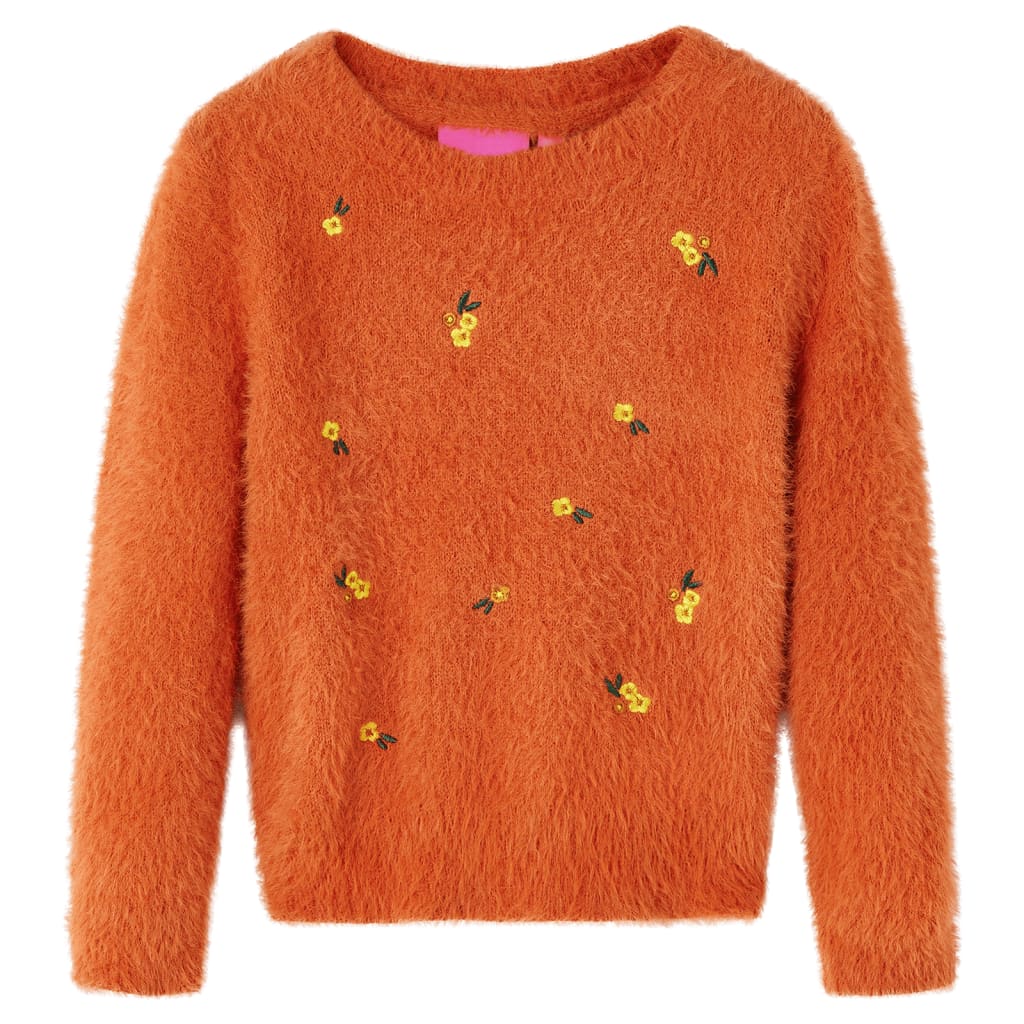 JUNG Vida Kinderpullover Gestrickt Dunkelorange 92