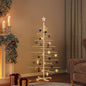 JUNG Vida Weihnachtsbaum Holz zum Schmücken 150 cm Massivholz Kiefer