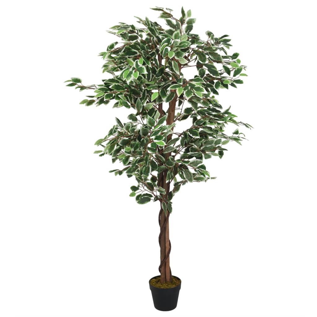 JUNG Vida Ficusbaum Künstlich 630 Blätter 120 cm Grün