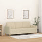 JUNG Vida 3-Sitzer-Sofa Creme 180 cm Stoff