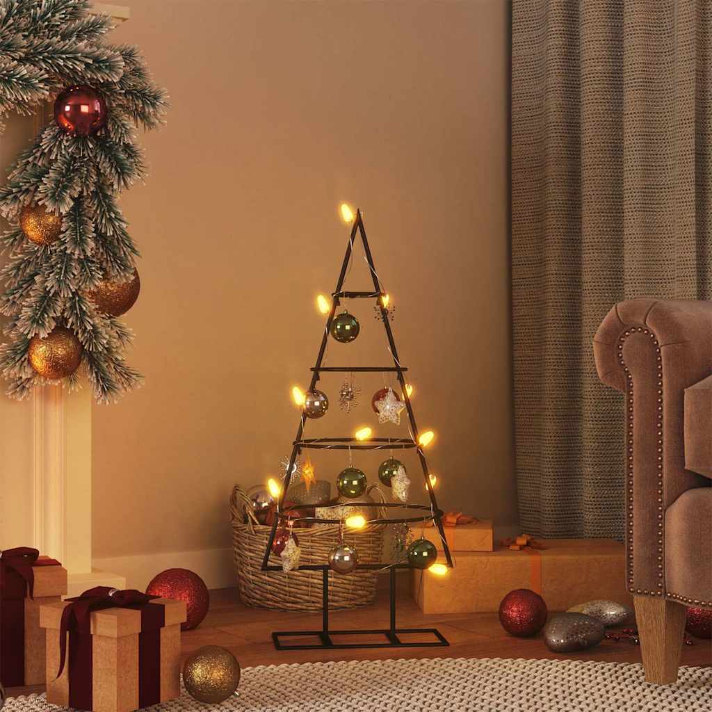 JUNG Vida Metall-Weihnachtsbaum Deko Schwarz 60 cm