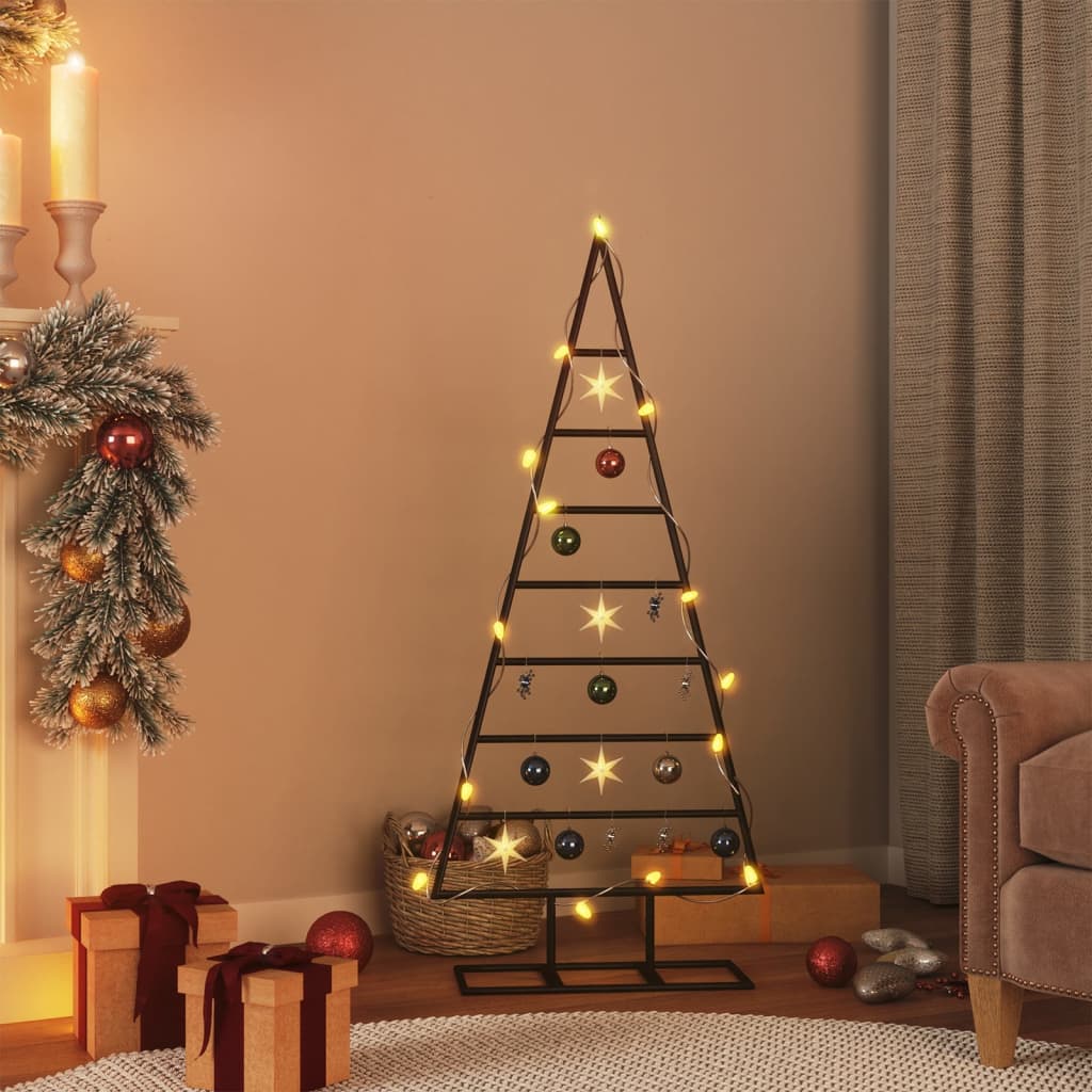 JUNG Vida Metall-Weihnachtsbaum für Dekorationen Schwarz 125 cm