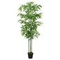 JUNG Vida Bambusbaum Künstlich 240 Blätter 80 cm Grün