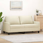 JUNG Vida 2-Sitzer-Sofa Creme 140 cm Kunstleder
