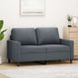 JUNG Vida 2-Sitzer-Sofa Dunkelgrau 120 cm Samt