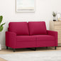 JUNG Vida 2-Sitzer-Sofa Weinrot 120 cm Samt