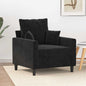 JUNG Vida Sessel Schwarz 60 cm Samt