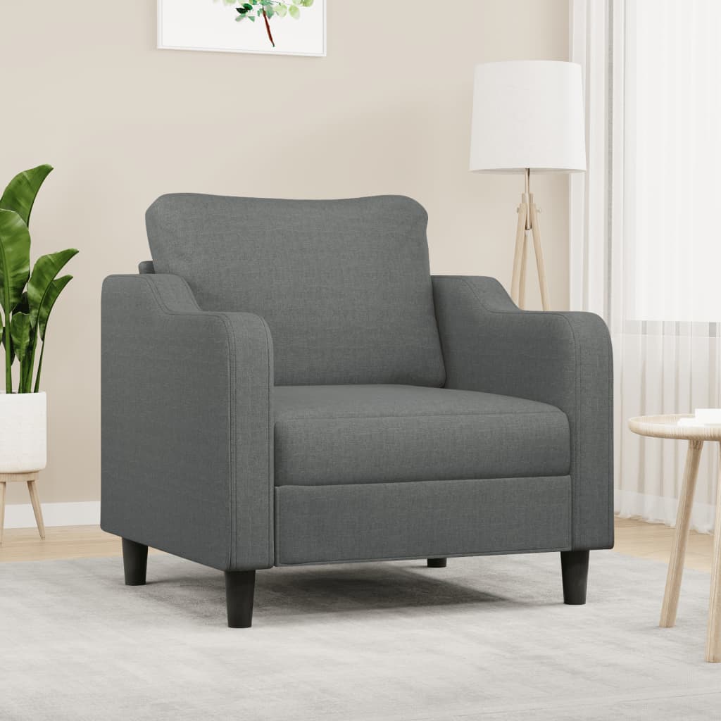 JUNG Vida Sessel Dunkelgrau 60 cm Stoff