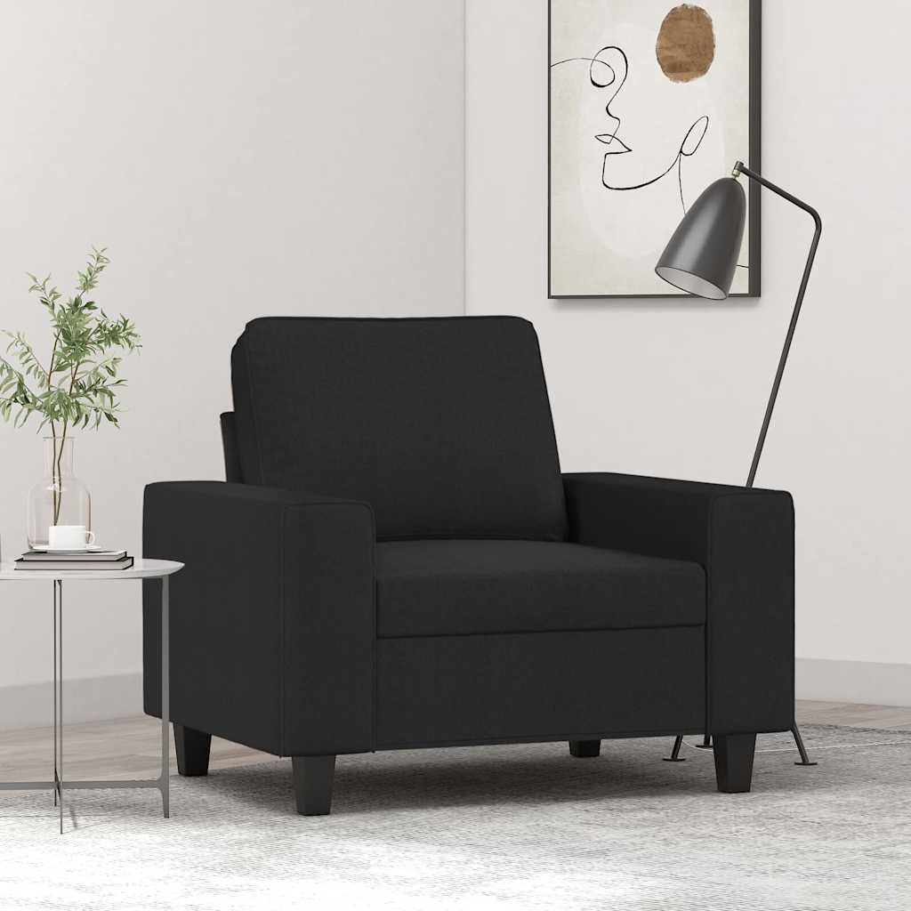 JUNG Vida Sessel Schwarz 60 cm Stoff