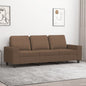 JUNG Vida 3-Sitzer-Sofa Braun 180 cm Stoff