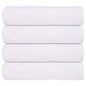 JUNG Vida Duschtücher FROGN 4 Stk. Weiß 70x140 cm 360 g/m²