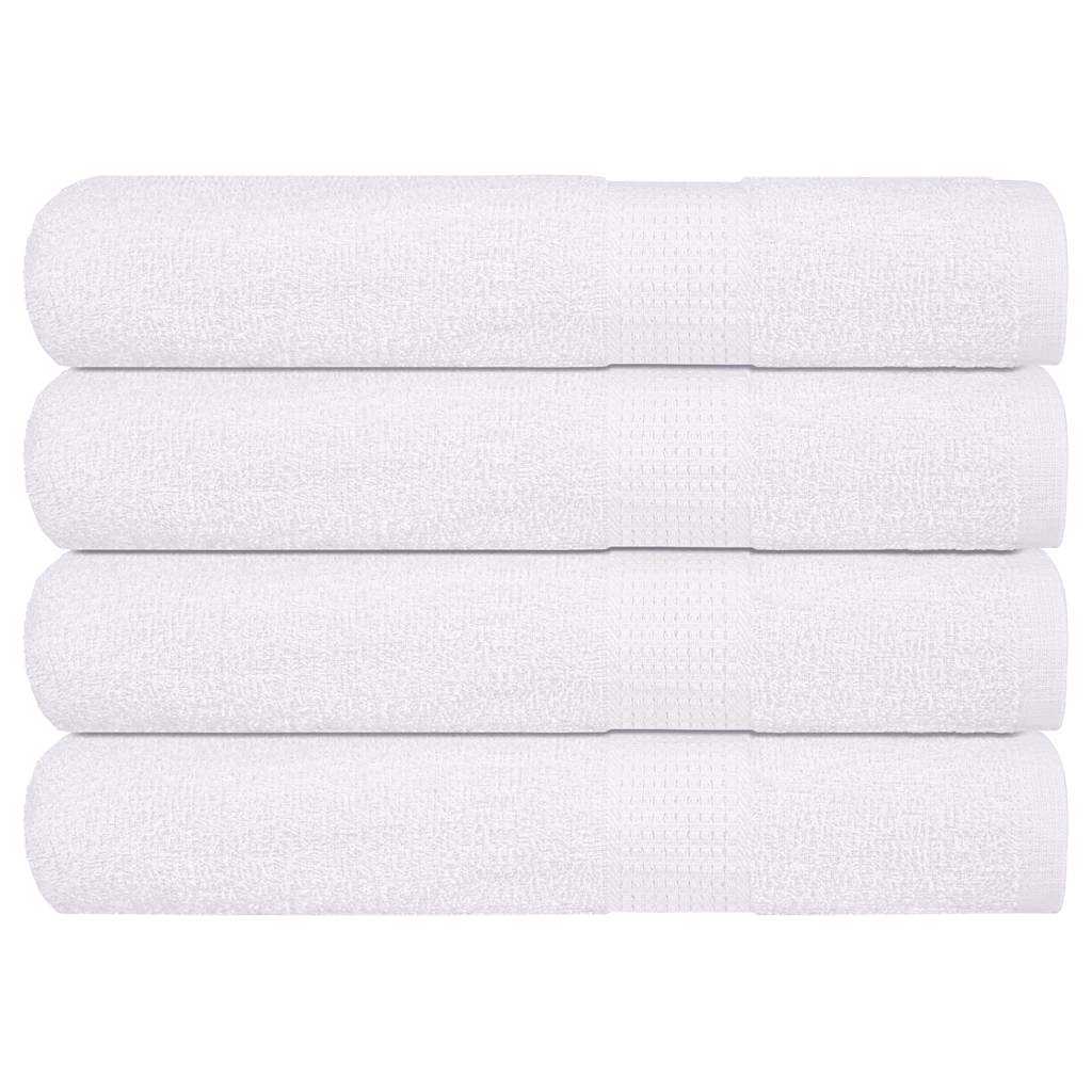 JUNG Vida Saunatücher FROGN 4 Stk. Weiß 80x200 cm 360 g/m²