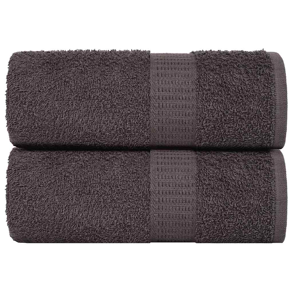 JUNG Vida Waschtücher FROGN 2 Stk. Anthrazit 30x30 cm 360 g/m²