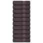 JUNG Vida Badetücher FROGN 10 Stk. Anthrazit 100x150 cm 360 g/m²