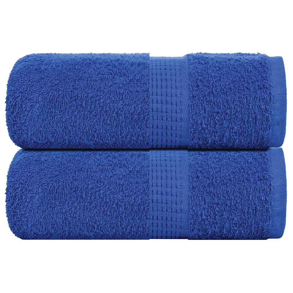 JUNG Vida Waschtücher FROGN 2 Stk. Blau 30x30 cm 360 g/m²