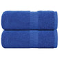 JUNG Vida Waschtücher FROGN 2 Stk. Blau 30x30 cm 360 g/m²