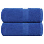 JUNG Vida Gästetücher FROGN 2 Stk. Blau 30x50 cm 360 g/m²
