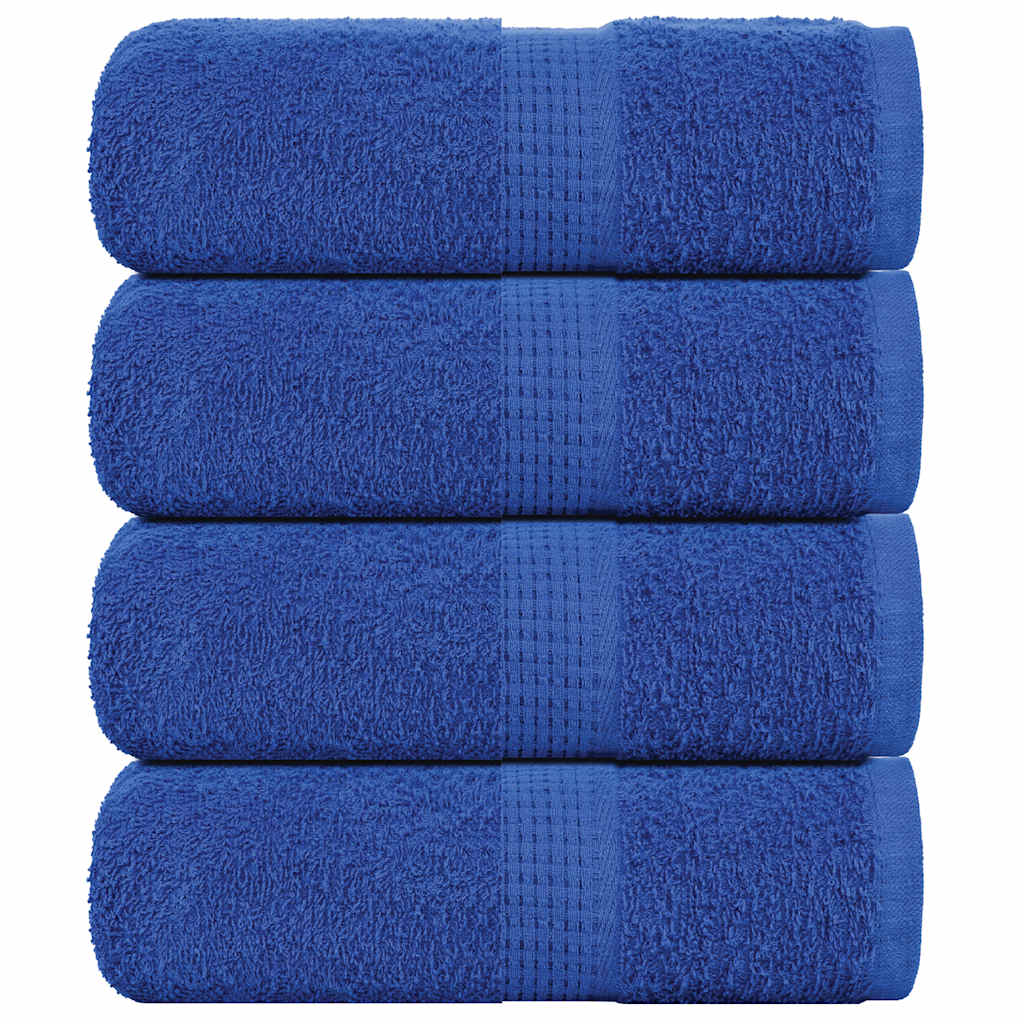 JUNG Vida Gästetücher FROGN 4 Stk. Blau 30x50 cm 360 g/m²