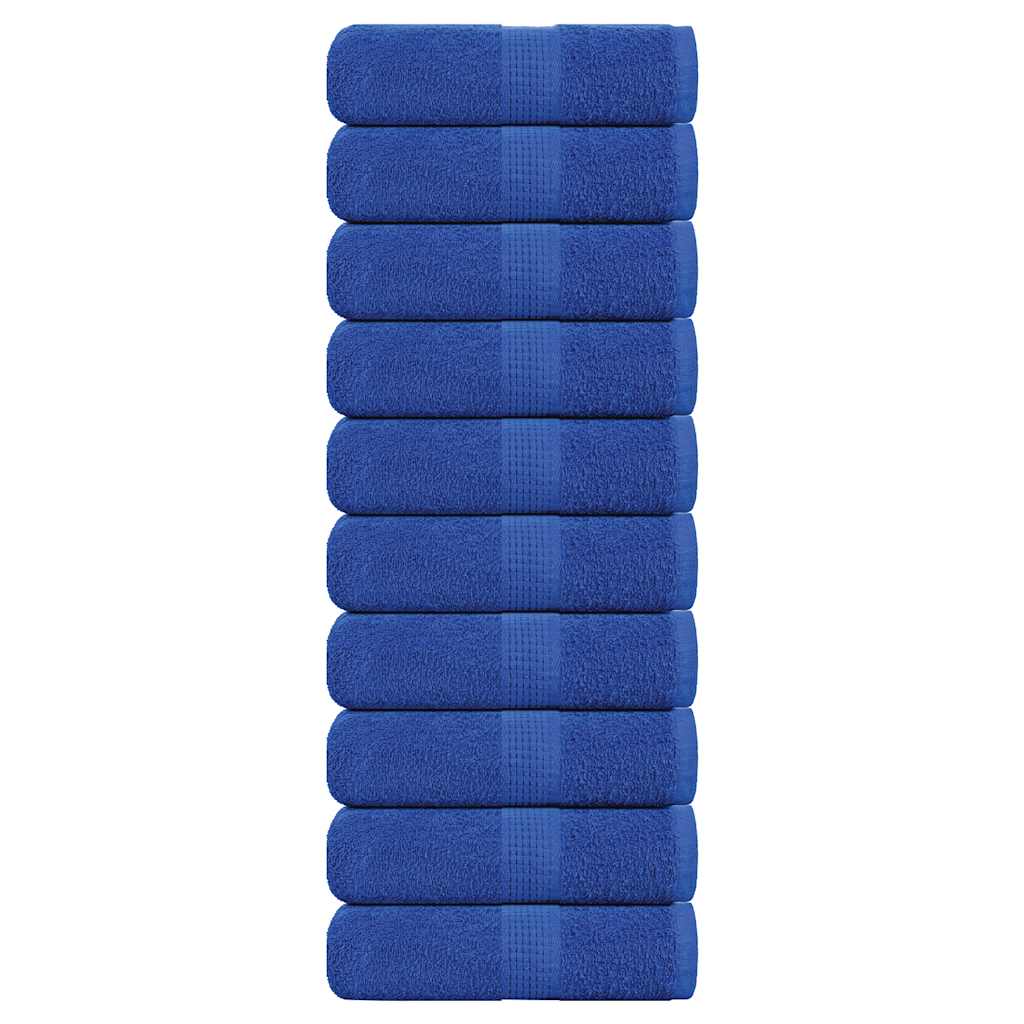 JUNG Vida Gästetücher FROGN 10 Stk. Blau 30x50 cm 360 g/m²