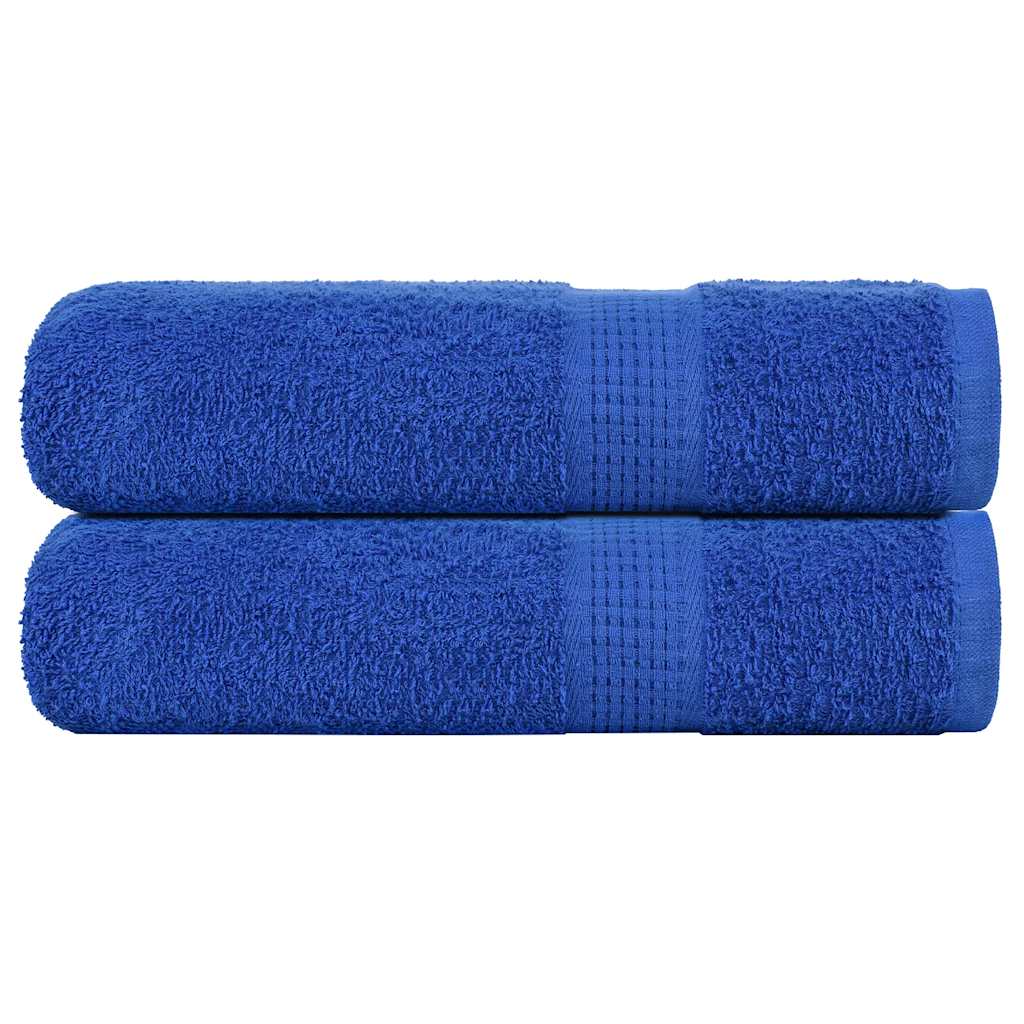 JUNG Vida Handtücher FROGN 2 Stk. Blau 50x100 cm 360 g/m²