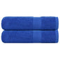 JUNG Vida Handtücher FROGN 2 Stk. Blau 50x100 cm 360 g/m²