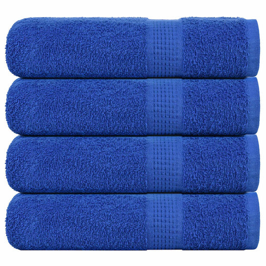 JUNG Vida Handtücher FROGN 4 Stk. Blau 50x100 cm 360 g/m²