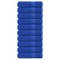 JUNG Vida Handtücher FROGN 10 Stk. Blau 50x100 cm 360 g/m²