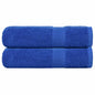 JUNG Vida Duschtücher FROGN 2 Stk. Blau 70x140 cm 360 g/m²