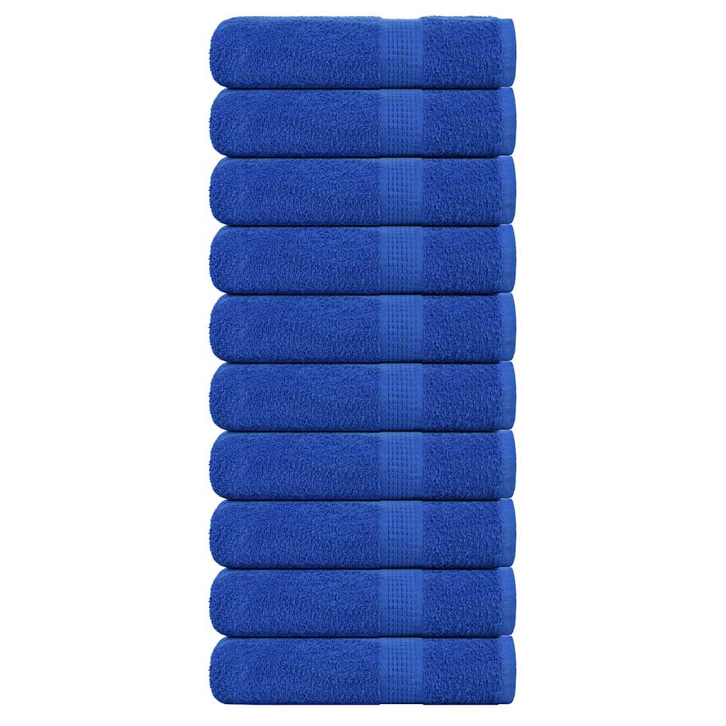 JUNG Vida Badetücher FROGN 10 Stk. Blau 100x150 cm 360 g/m²