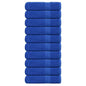 JUNG Vida Badetücher FROGN 10 Stk. Blau 100x150 cm 360 g/m²