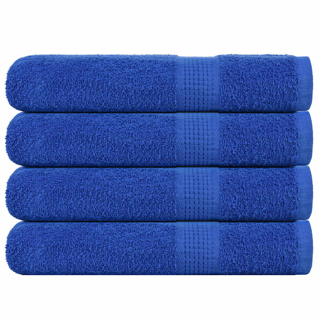 JUNG Vida Saunatücher FROGN 4 Stk. Blau 80x200 cm 360 g/m²