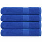 JUNG Vida Saunatücher FROGN 4 Stk. Blau 80x200 cm 360 g/m²