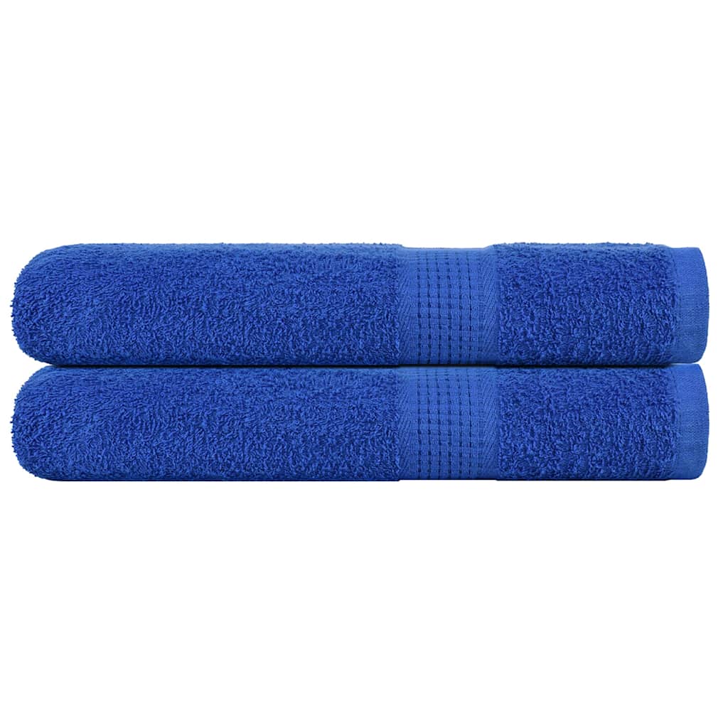 JUNG Vida Handtücher FROGN 2 Stk. Blau 100x200 cm 360 g/m²