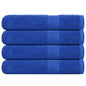 JUNG Vida Handtücher FROGN 4 Stk. Blau 100x200 cm 360 g/m²