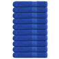 JUNG Vida Handtücher FROGN 10 Stk. Blau 100x200 cm 360 g/m²