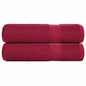 JUNG Vida Handtücher FROGN 2 Stk. Bordeaux 50x100 cm 360 g/m²
