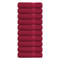 JUNG Vida Handtücher FROGN 10 Stk. Bordeaux 50x100 cm 360 g/m²