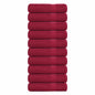 JUNG Vida Duschtücher FROGN 10 Stk. Bordeaux 70x140 cm 360 g/qm