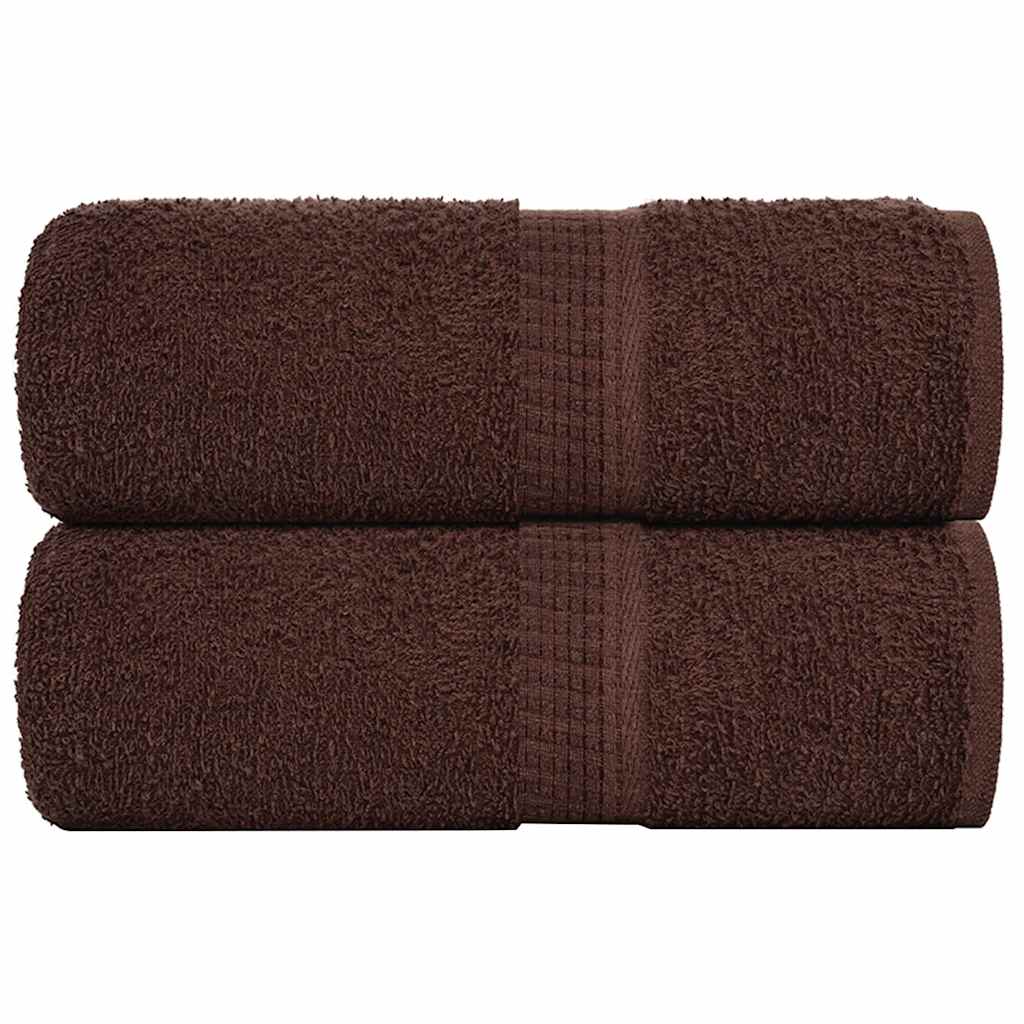 JUNG Vida Waschtücher FROGN 2 Stk. Braun 30x30 cm 360 g/m²