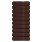 JUNG Vida Duschtücher FROGN 10 Stk. Braun 70x140 cm 360 g/m²