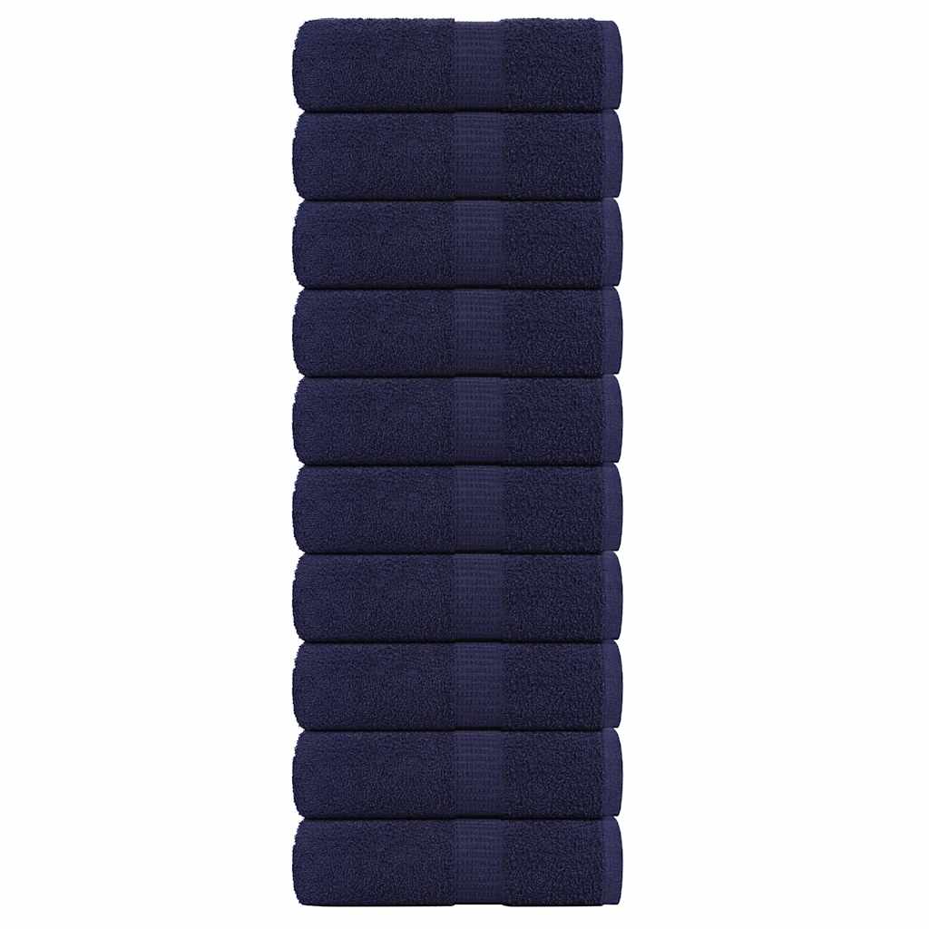 JUNG Vida Waschtücher FROGN 10 Stk. Marineblau 30x30 cm 360 g/m²
