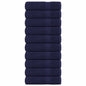 JUNG Vida Handtücher FROGN 10 Stk. Marineblau 50x100 cm 360 g/m²