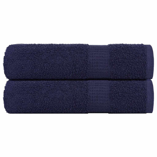 JUNG Vida Duschtücher FROGN 2 Stk. Marineblau 70x140 cm 360 g/m²