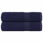 JUNG Vida Duschtücher FROGN 2 Stk. Marineblau 70x140 cm 360 g/m²