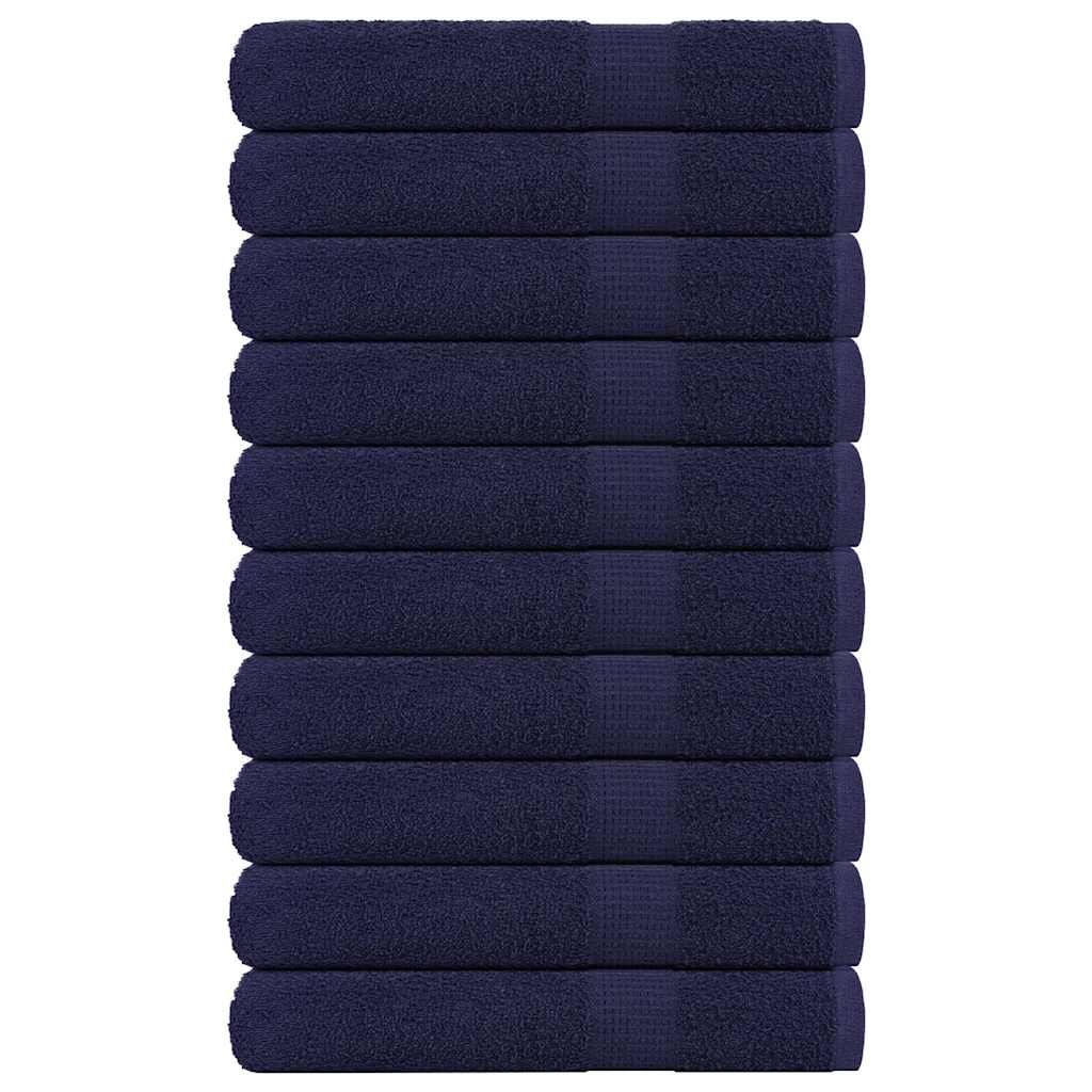 JUNG Vida Saunatücher FROGN 10 Stk. Marineblau 80x200 cm 360 g/m²
