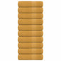 JUNG Vida Handtücher FROGN 10 Stk. Gold 50x100 cm 360 g/m²